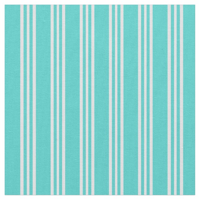 Tissu Lignes couleur turquoise et lavande (Fermer)