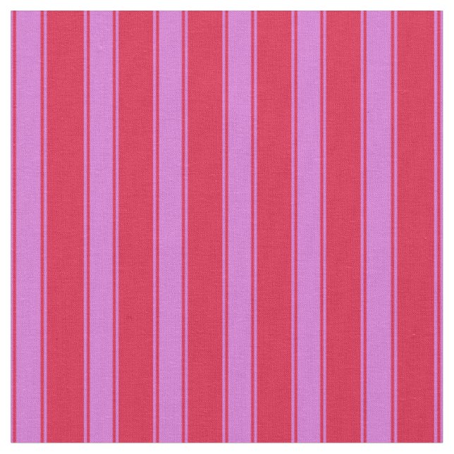 Tissu Lignes Crimson et Orchidée (Fermer)