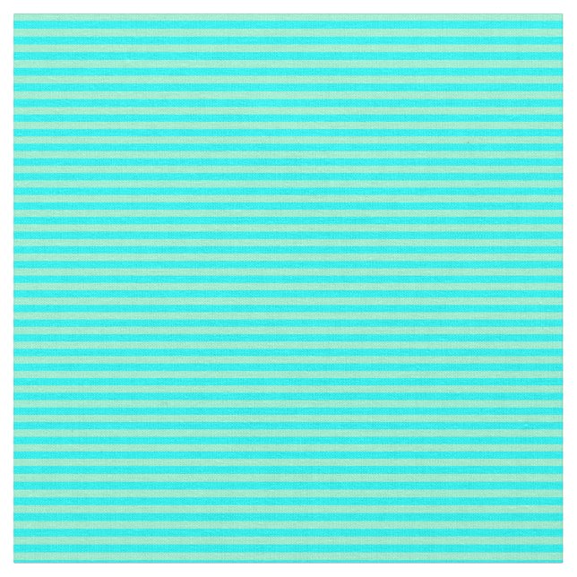 Tissu Lignes Cyan & Aquamarine (Fermer)
