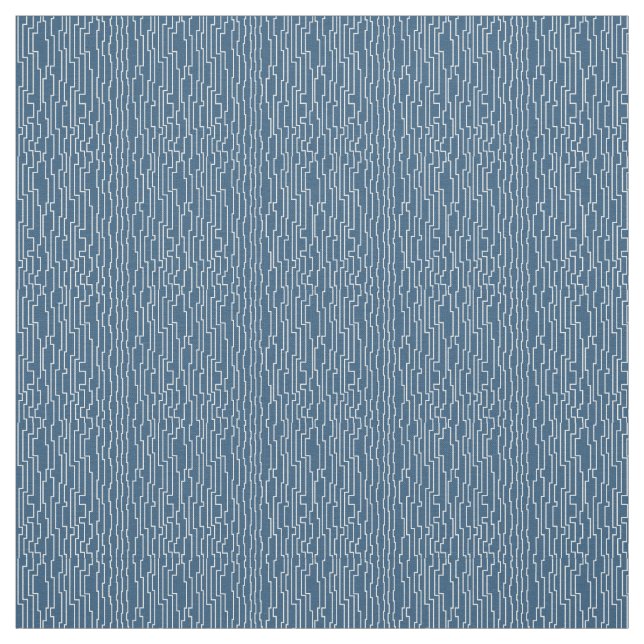 Tissu Lignes de circuit blanc (Échantillon)