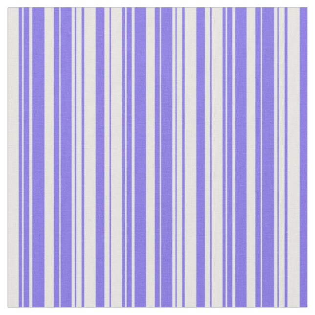 Tissu Lignes de couleur bleu ardoise moyenne et crème à  (Fermer)
