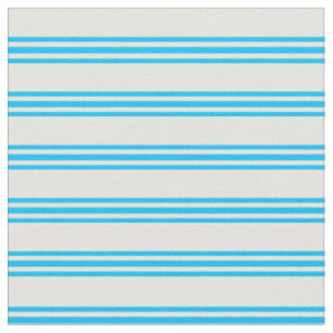 Tissu Lignes de couleur bleu clair jaune et bleu ciel pr