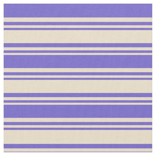 Tissu Lignes de couleur bleu tan et ardoise (Fermer)