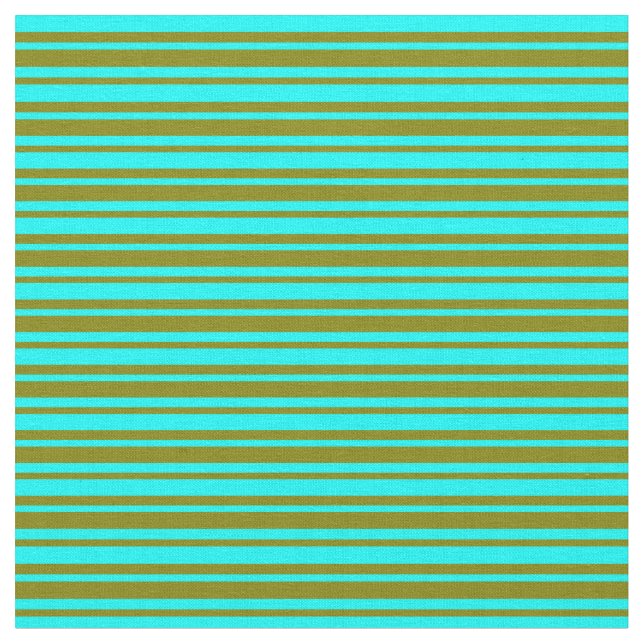 Tissu Lignes de couleur cyan et verte (Fermer)