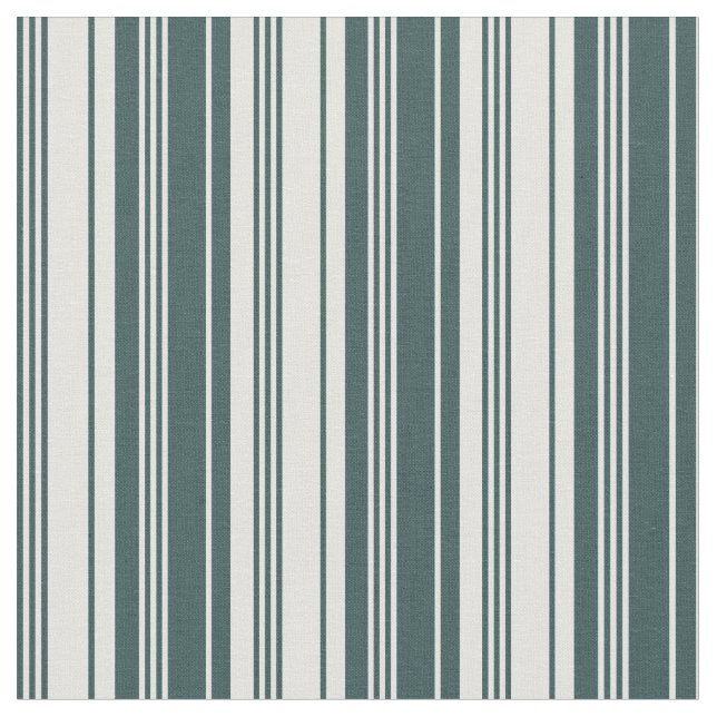 Tissu Lignes de couleur gris ardoise foncée et cyan clai (Fermer)