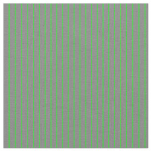 Tissu Lignes de couleur gris et vert citron