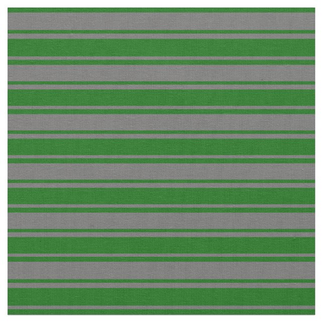 Tissu Lignes de couleur gris foncé et vert foncé (Fermer)