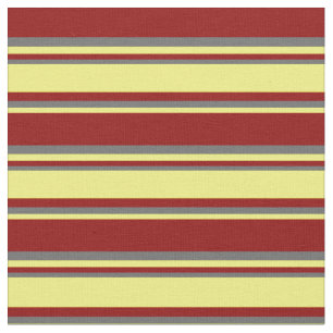 Tissu Lignes de couleur gris foncé, jaune et gris foncé
