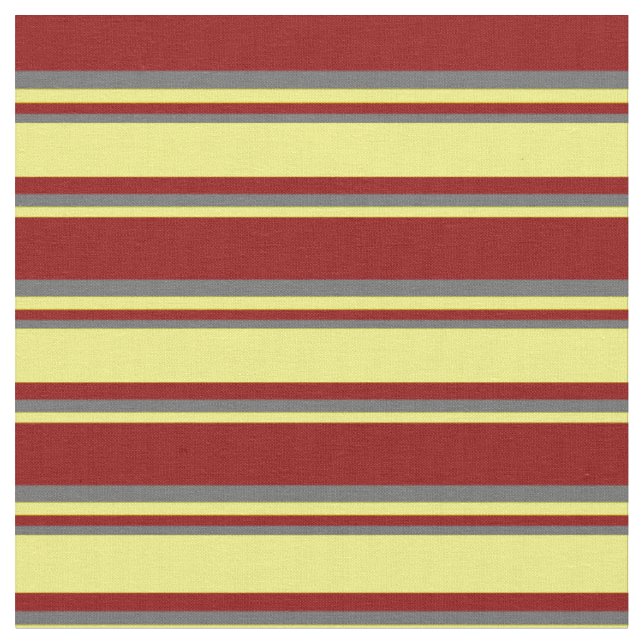Tissu Lignes de couleur gris foncé, jaune et gris foncé (Fermer)