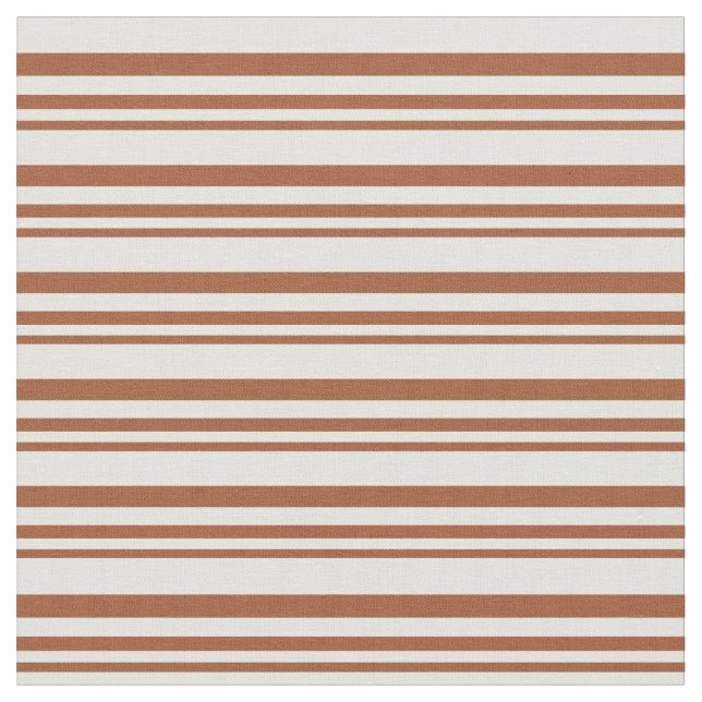 Tissu Lignes de couleur jaune clair et sienne (Fermer)