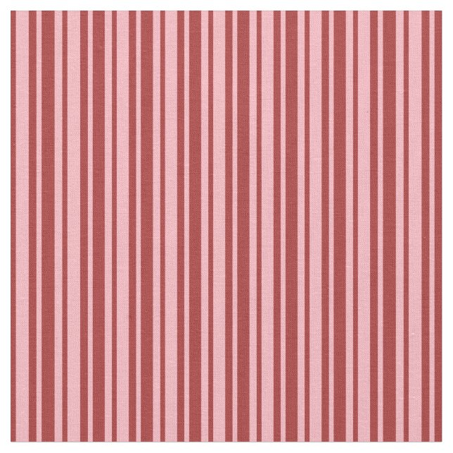 Tissu Lignes de couleur rose clair et Brown (Fermer)