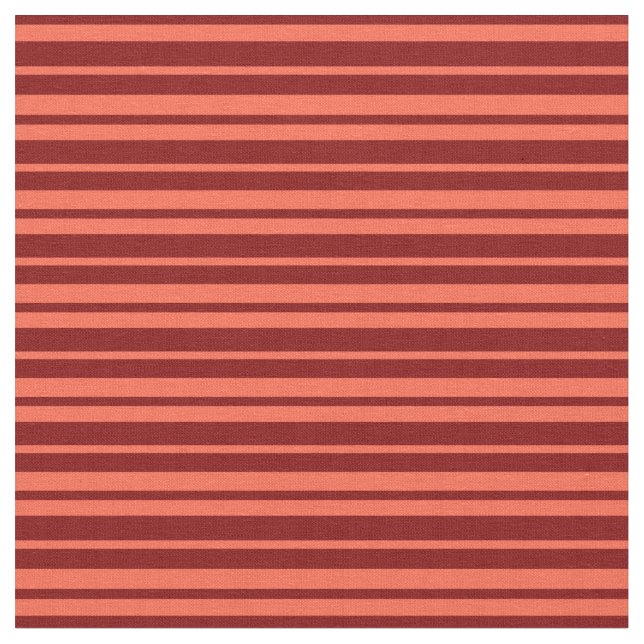 Tissu Lignes de couleur rouge et marron (Fermer)