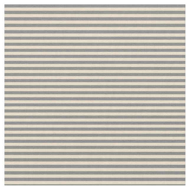 Tissu Lignes de couleur Tan et Grey (Fermer)