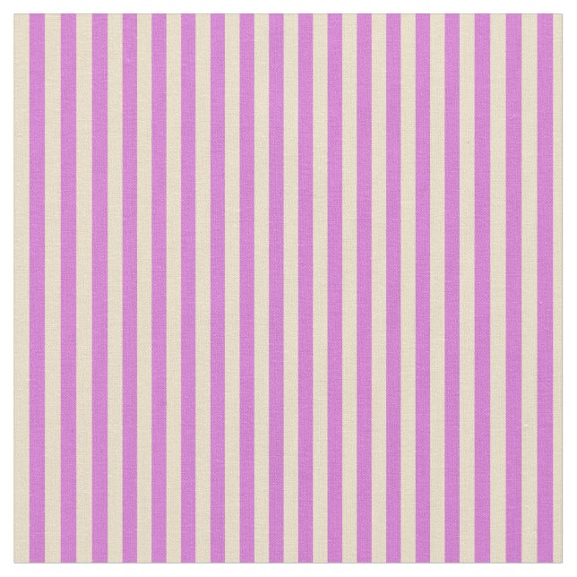Tissu Lignes de couleur Tan & Orchidée (Fermer)