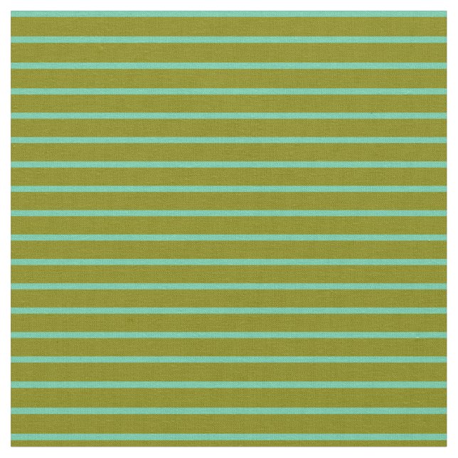 Tissu Lignes de couleur vert et aquamarine (Fermer)