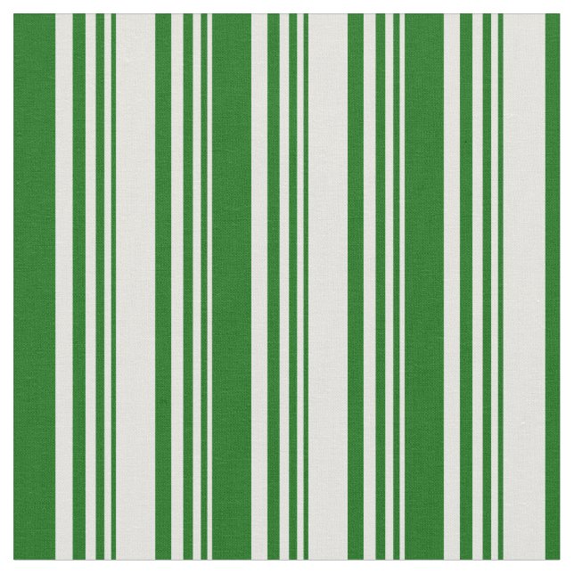 Tissu Lignes de couleur vert foncé et cyan clair (Fermer)