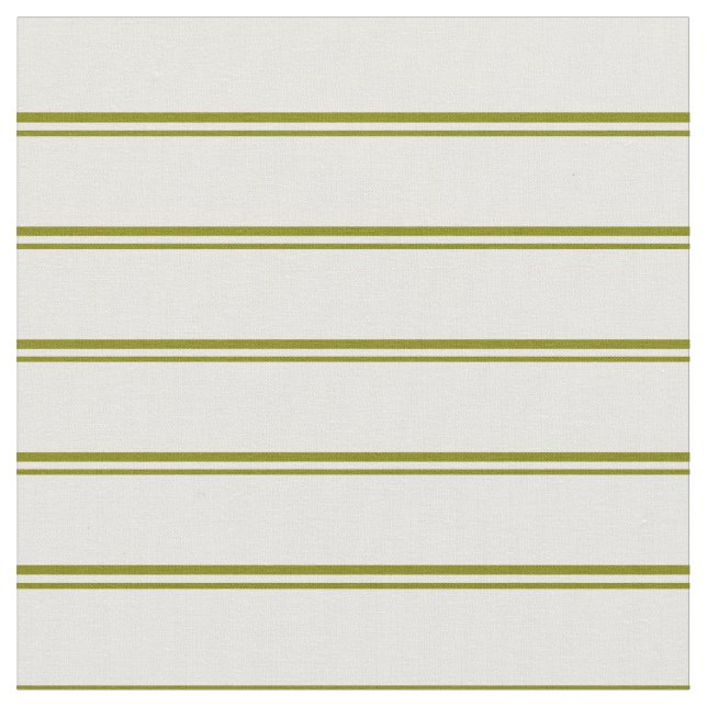 Tissu Lignes de couleur verte et blanche (Fermer)