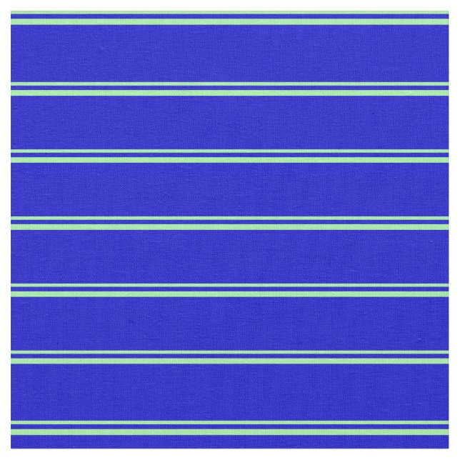 Tissu Lignes de couleur verte et bleue (Fermer)