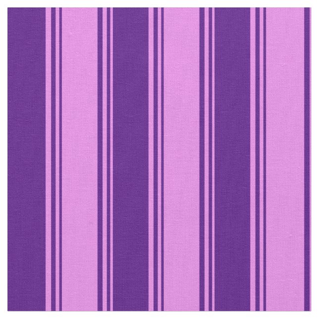 Tissu Lignes de couleur violet et indienne (Fermer)