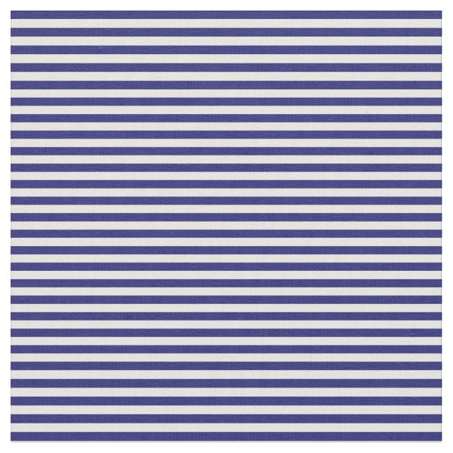 Tissu Lignes de crème bleue et de menthe de minuit (Fermer)