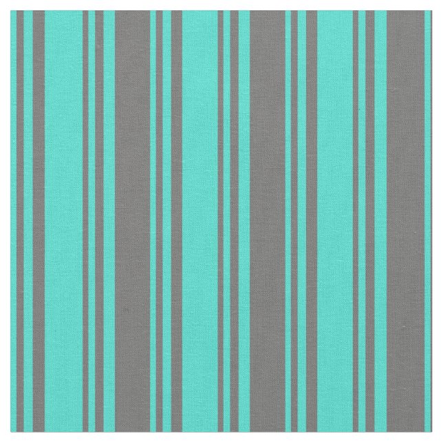 Tissu Lignes de gris turquoise et dim (Fermer)