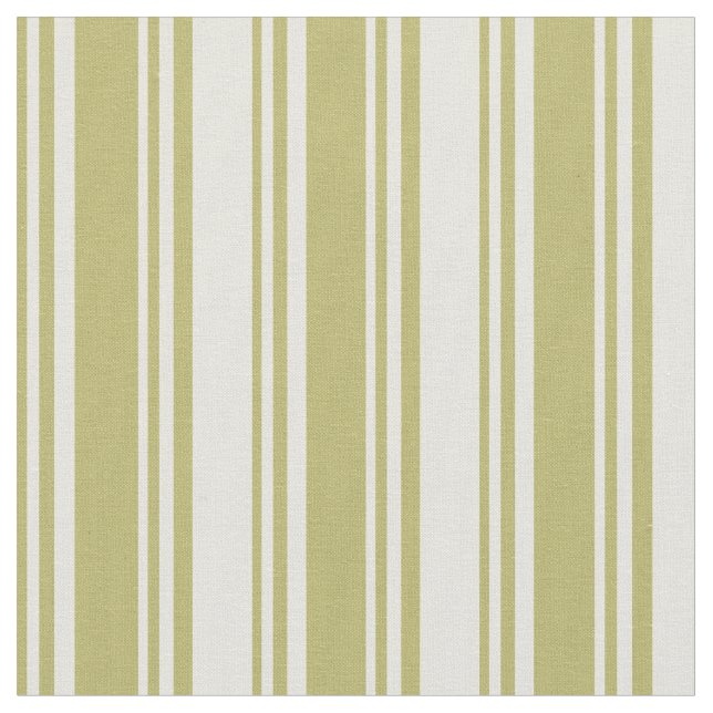 Tissu Lignes foncées kaki et beige (Fermer)