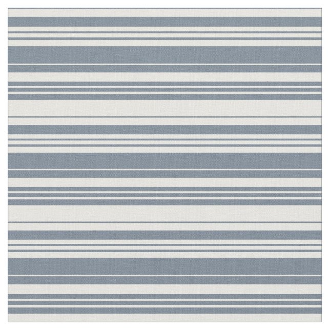 Tissu Lignes gris ardoise et blanc (Fermer)