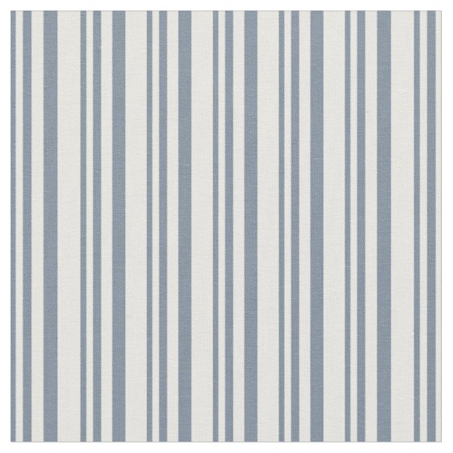 Tissu Lignes gris ardoise légère et blanc (Fermer)