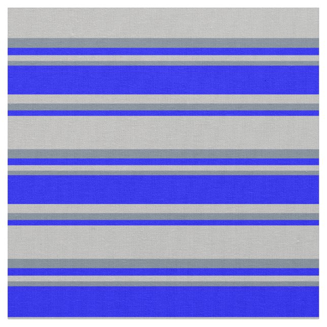 Tissu Lignes gris, bleu et gris ardoise (Fermer)