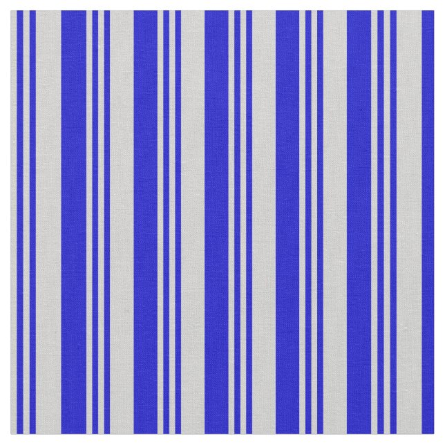 Tissu Lignes gris clair et bleu Motif (Fermer)