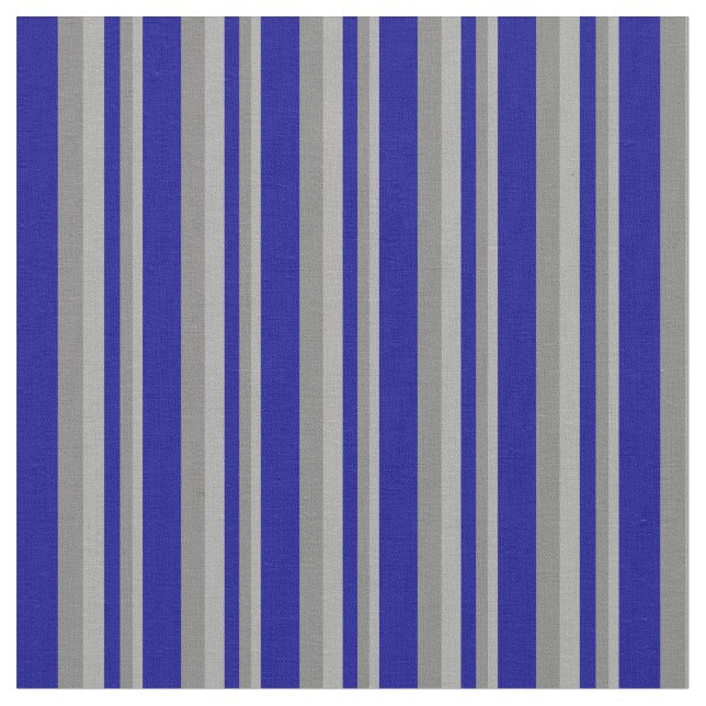 Tissu Lignes gris foncé, gris et bleu foncé (Fermer)