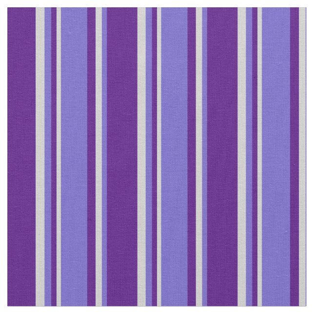 Tissu Lignes Indigo, bleu ardoise et gris clair (Fermer)