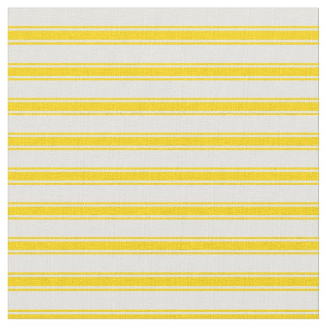Tissu Lignes jaune clair et jaune (Fermer)