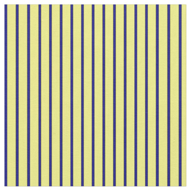 Tissu Lignes jaunes et bleues (Fermer)