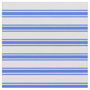 Tissu Lignes Lavande et Royal Bleu