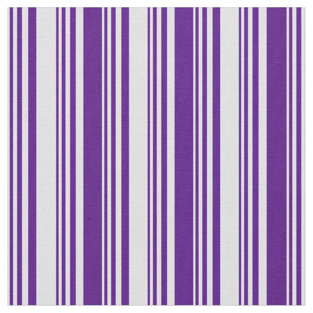 Tissu Lignes Lavender et Indigo (Fermer)