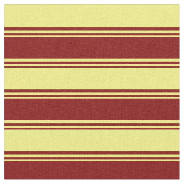 Tissu Lignes marron et jaune (Fermer)