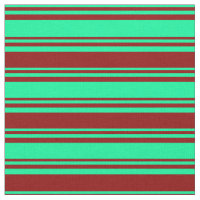 Lignes/Motif de bandes de couleur verte et rouge f