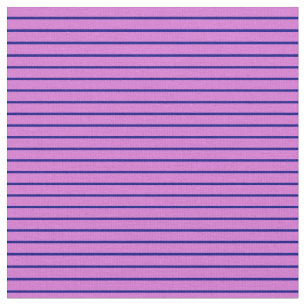 Tissu Lignes/Motif de orchidées et bleues