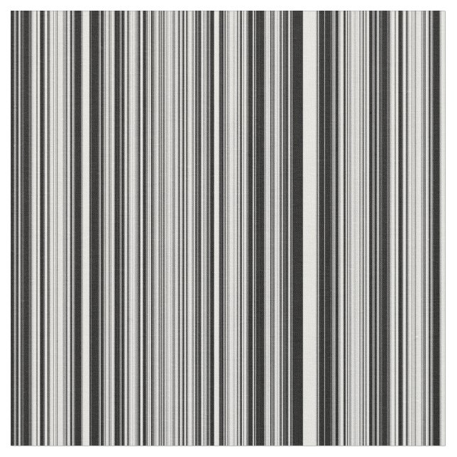 Tissu Lignes noires et blanches (Fermer)