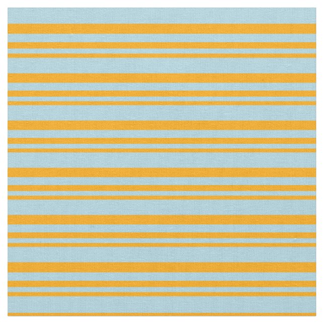 Tissu Lignes orange et bleu clair (Fermer)