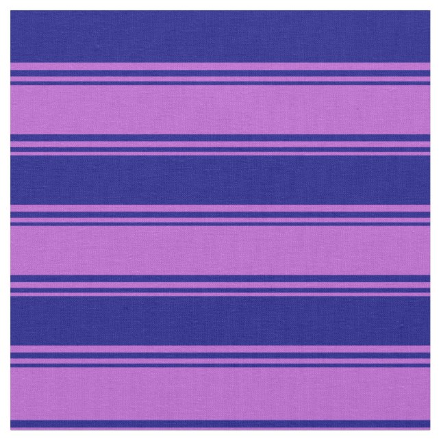 Tissu Lignes orchidées et bleu (Fermer)