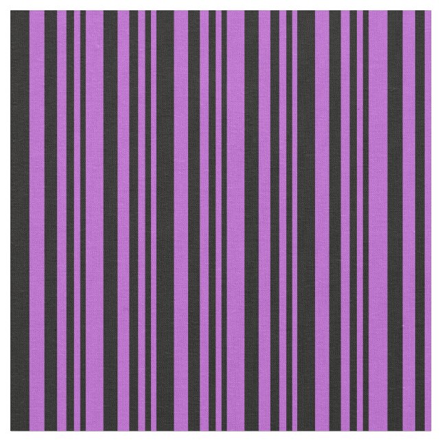 Tissu Lignes orchidées et noires (Fermer)