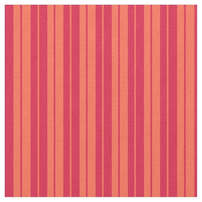 Tissu Lignes rouge et rouge (Fermer)