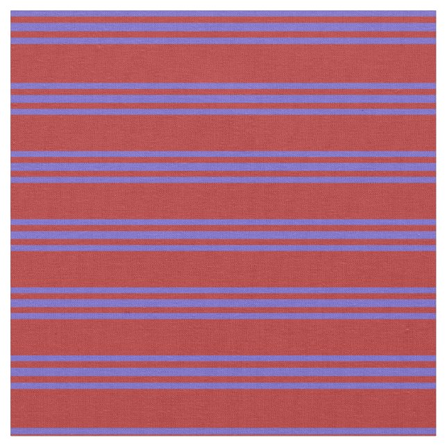 Tissu Lignes rouges et bleues en ardoise (Fermer)