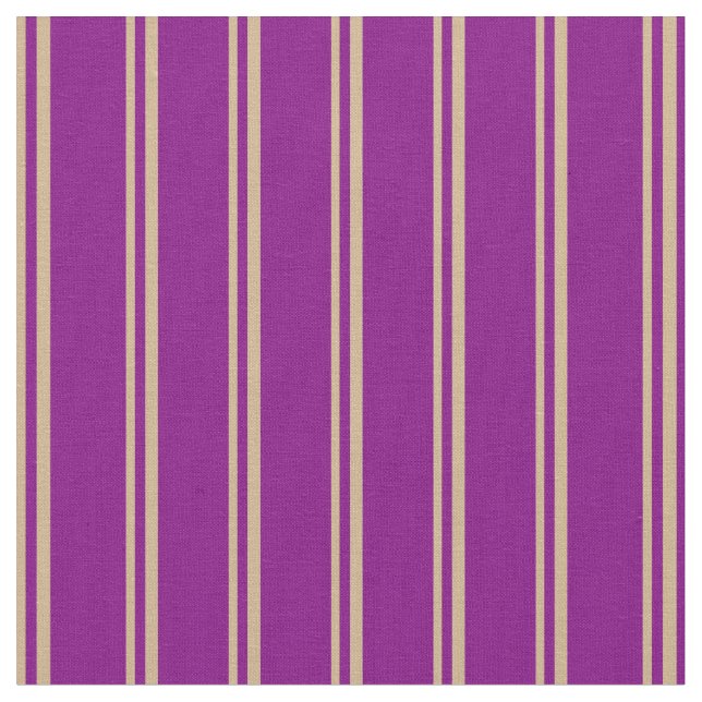 Tissu Lignes Tan et Purple (Fermer)