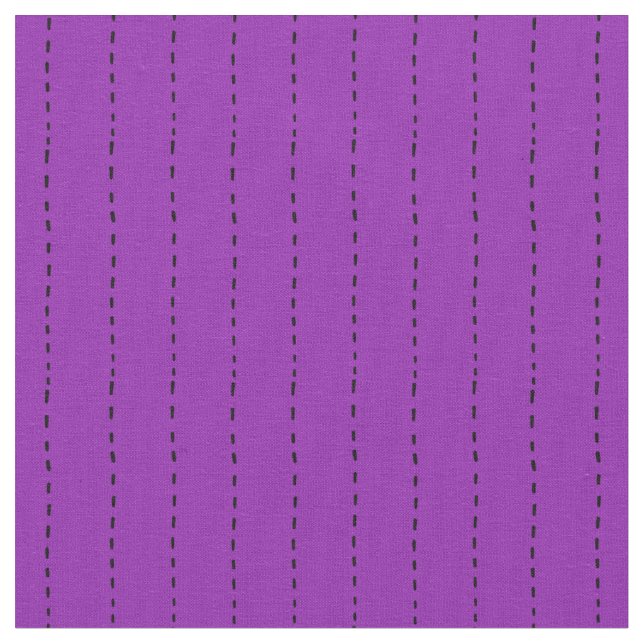 Tissu Lignes Tiretées sur Fond Violet (Fermer)