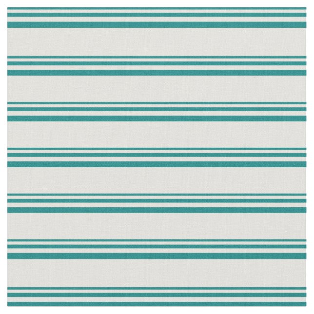Tissu Lignes turquoise et jaune clair (Fermer)