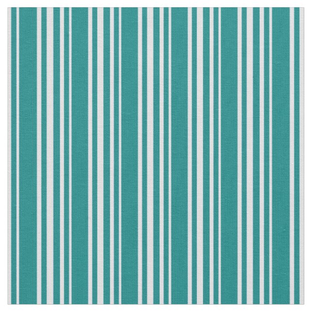 Tissu Lignes turquoises et couleur Lavande (Fermer)