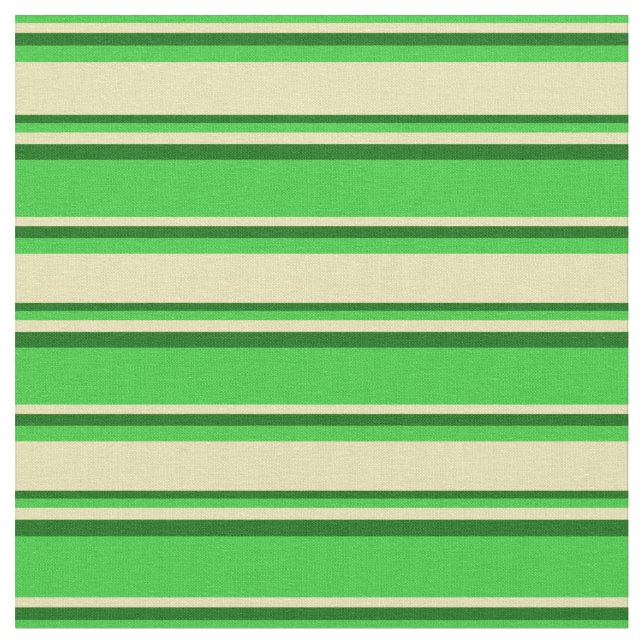 Tissu Lignes vert citron, bronze et vert foncé (Fermer)